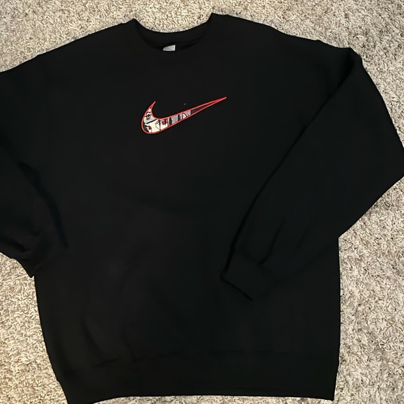 Nike Itachi Black Embroidery Sweatshirt 